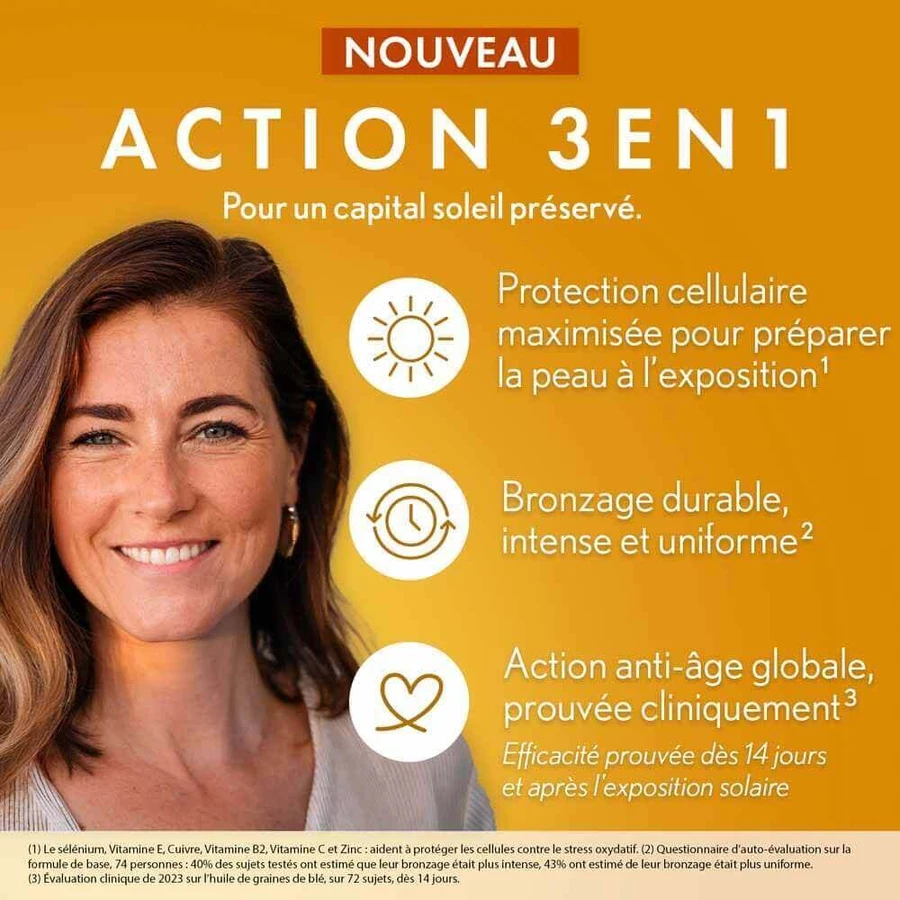 Oenobiol Sun Expert Préparateur Solaire 3en1 Тройное действие 30 капсул: цены и характеристики