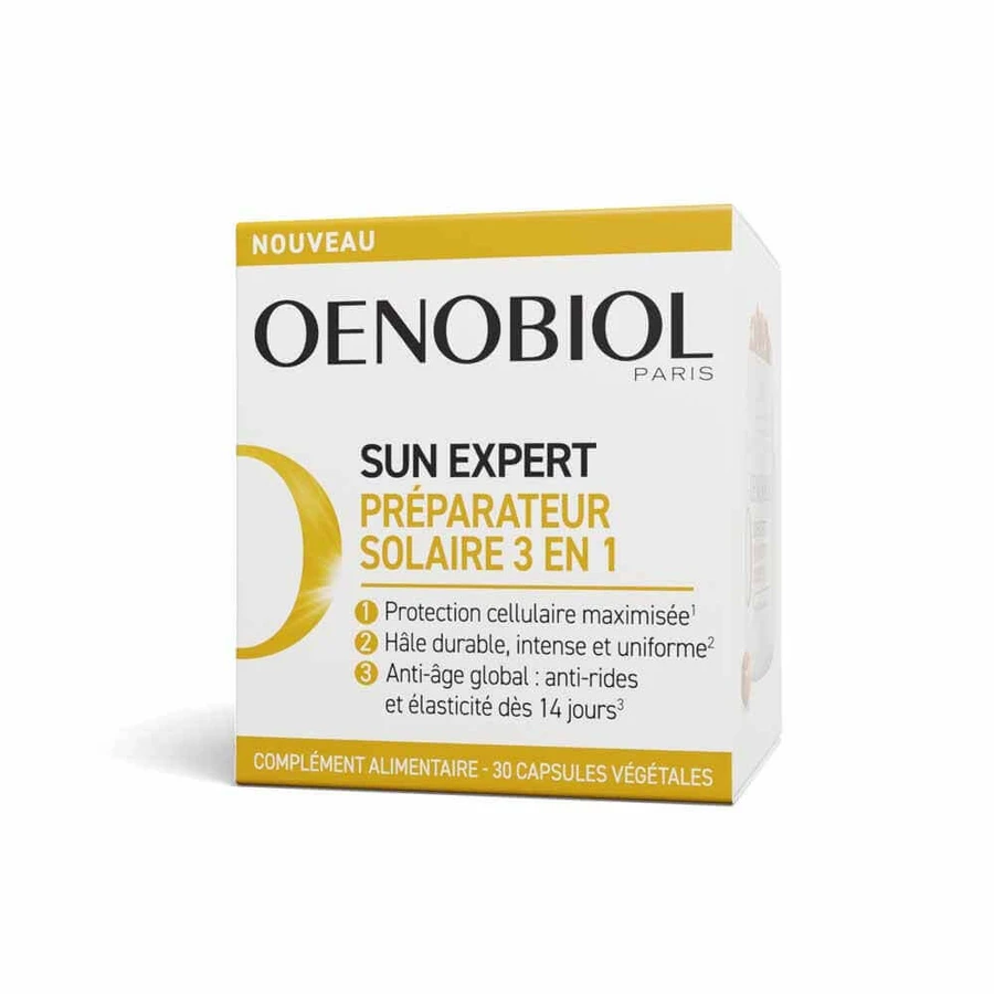 Oenobiol Sun Expert Préparateur Solaire 3en1 Тройное действие 30 капсул: цены и характеристики