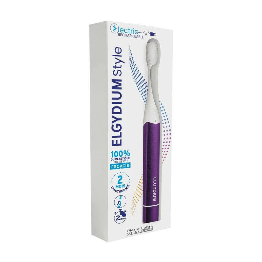 Elgydium Brosse à dents Style Electrique Raisin Pétillant: цены и характеристики