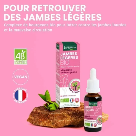 Santarome Complexe Jambes Legeres Bio Gémmothérapie 30 мл: ціни та характеристики