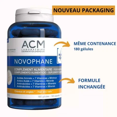 Acm Novophane Ongles Et Cheveux + Crème des Ongles 180 Gélules: цены и характеристики