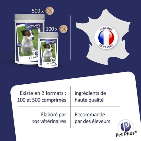Ceva Pet Phos Growth Ca/P=2 цуценя 100 таблеток: ціни та характеристики