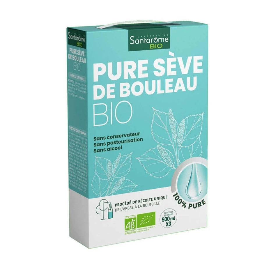 Santarome Coffret Pure Seve De Bouleau Bio Détoxifie & Reminéralise 3x250ml: цены и характеристики