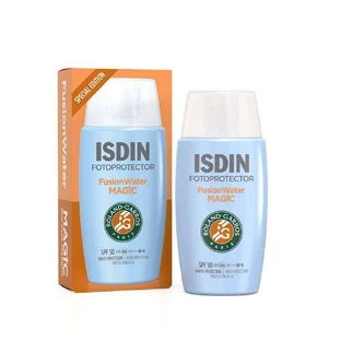 Isdin Fotoprotector Fusion Water Magic Protection Solaire SPF50 Édition Limitée Roland Garros 50ml