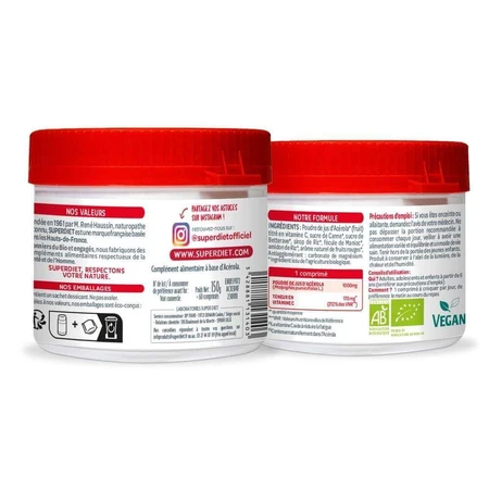 Superdiet Acerola 1000 Bio Natural Vitamin C 60 жевательных таблеток: цены и характеристики