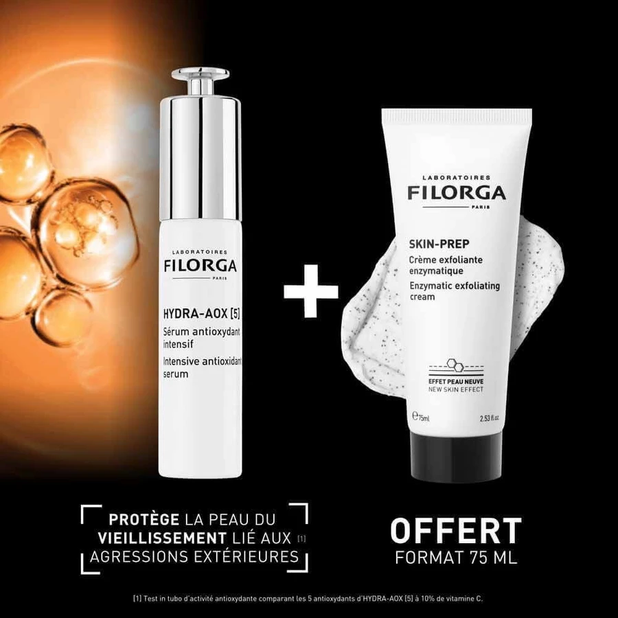Filorga Hydra-AOX [5] Coffret Serum Antixodyant + Crème Nettoyante Skin-Prep: цены и характеристики