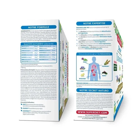 Superdiet Drainaflore Unidose Bio 300 мл: цены и характеристики