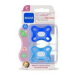 Пустышка Mam Comfort симметричная силиконовая оригинал со стерилизационной коробкой 0 мес+ 2шт