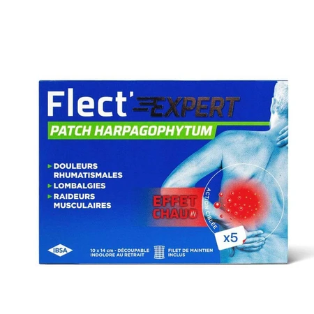 IBSA Flect'Expert Harpagophytum patch 10x14 см x5: цены и характеристики