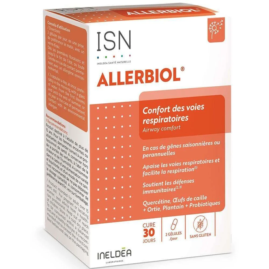 Аллербіол Ineldea Santé Naturelle Allerbiol, 60 капсул: ціни та характеристики
