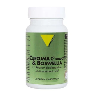 Vit'All+ Turmeric C3 Reduct® и Boswellia Высокая биодоступность и прямая активность 30 овощных капсул