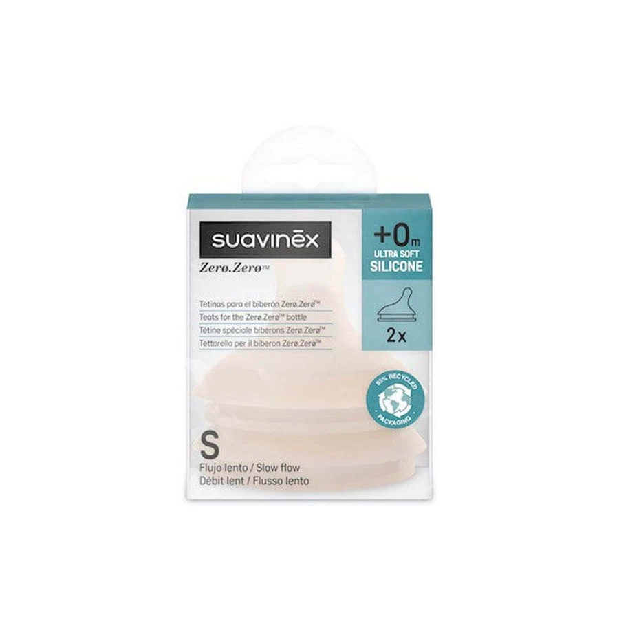 Suavinex Zero Tétines Pour Biberon Anti-Colique Débit Lent x2: цены и характеристики