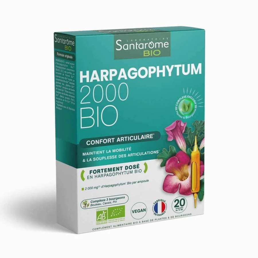 Santarome Harpagophytum 2000 20 Ampoules Bio Douleurs articulaires 20 ampoules: цены и характеристики