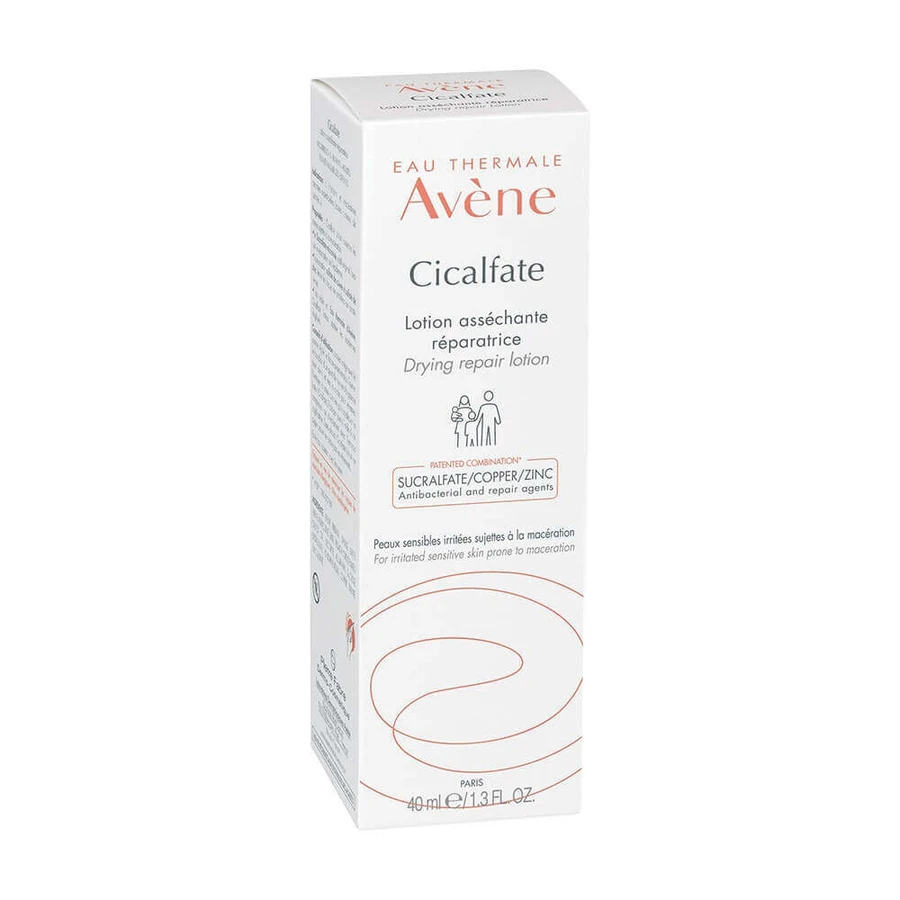 Лосьйон Avene Cicalfate підсушуючий для чутливої шкіри схильної до мацерації, 40 мл: ціни та характеристики