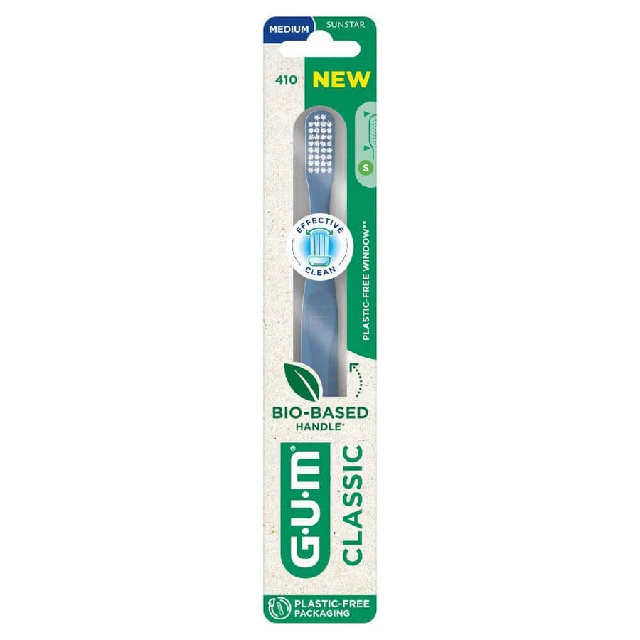 Жуйка Classic Brosse А Dents Bio-Sourcée Medium 20/100e Compacte x1: ціни та характеристики
