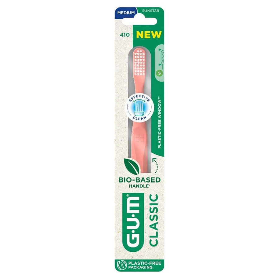 Жуйка Classic Brosse А Dents Bio-Sourcée Medium 20/100e Compacte x1: ціни та характеристики