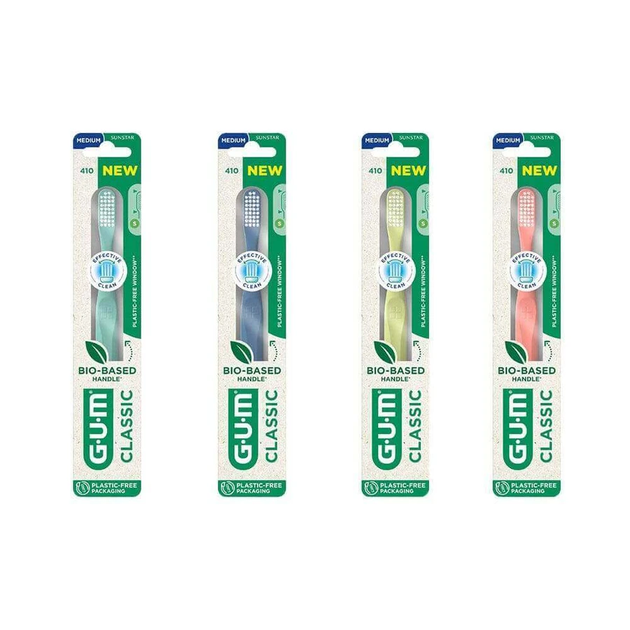 Жуйка Classic Brosse А Dents Bio-Sourcée Medium 20/100e Compacte x1: ціни та характеристики