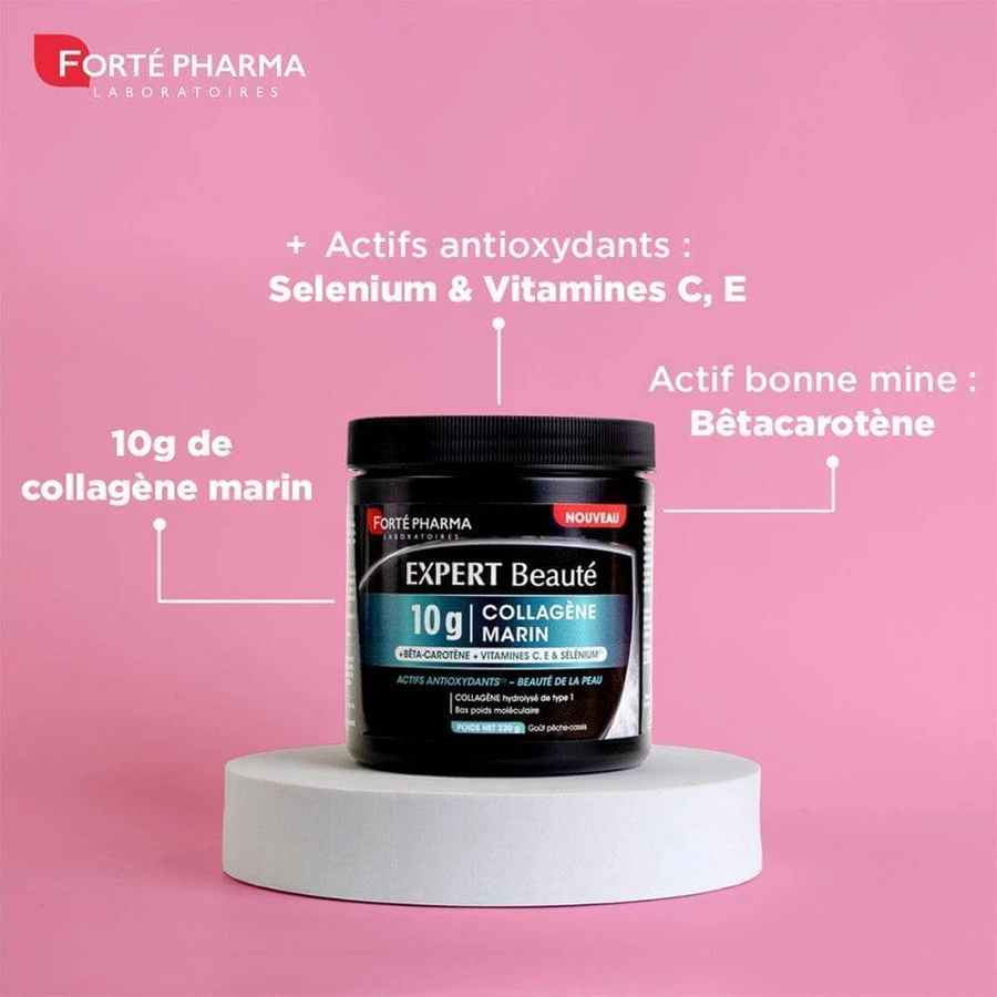 Forté Pharma Expert Beauté Collagena marina 10g Goût pêche-cassis 230g: цены и характеристики