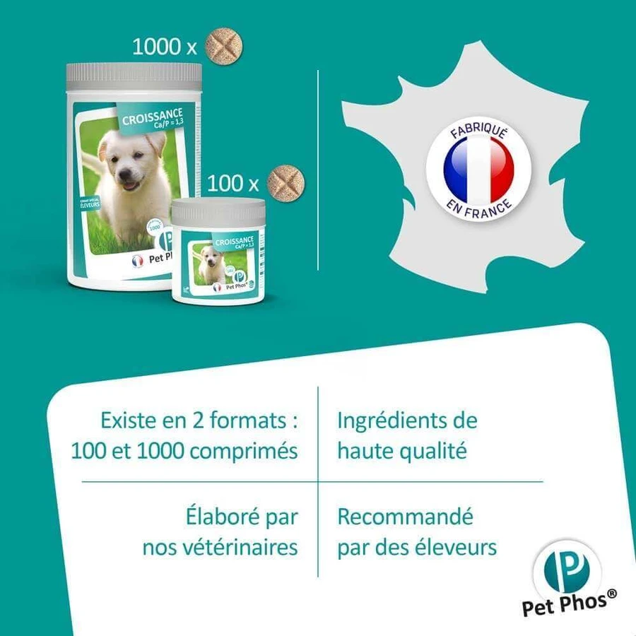 Ceva Pet Phos Sales Рост/Р=1,3 Щенки 100 таблеток: цены и характеристики