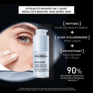 Filorga Optim-Eyes Coffret Contour des Yeux 3en1 + Mousse Nettoyante