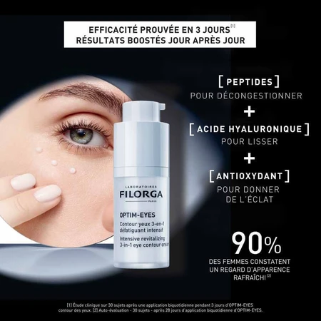 Filorga Optim-Eyes Coffret Contour des Yeux 3en1 + Mousse Nettoyante: цены и характеристики