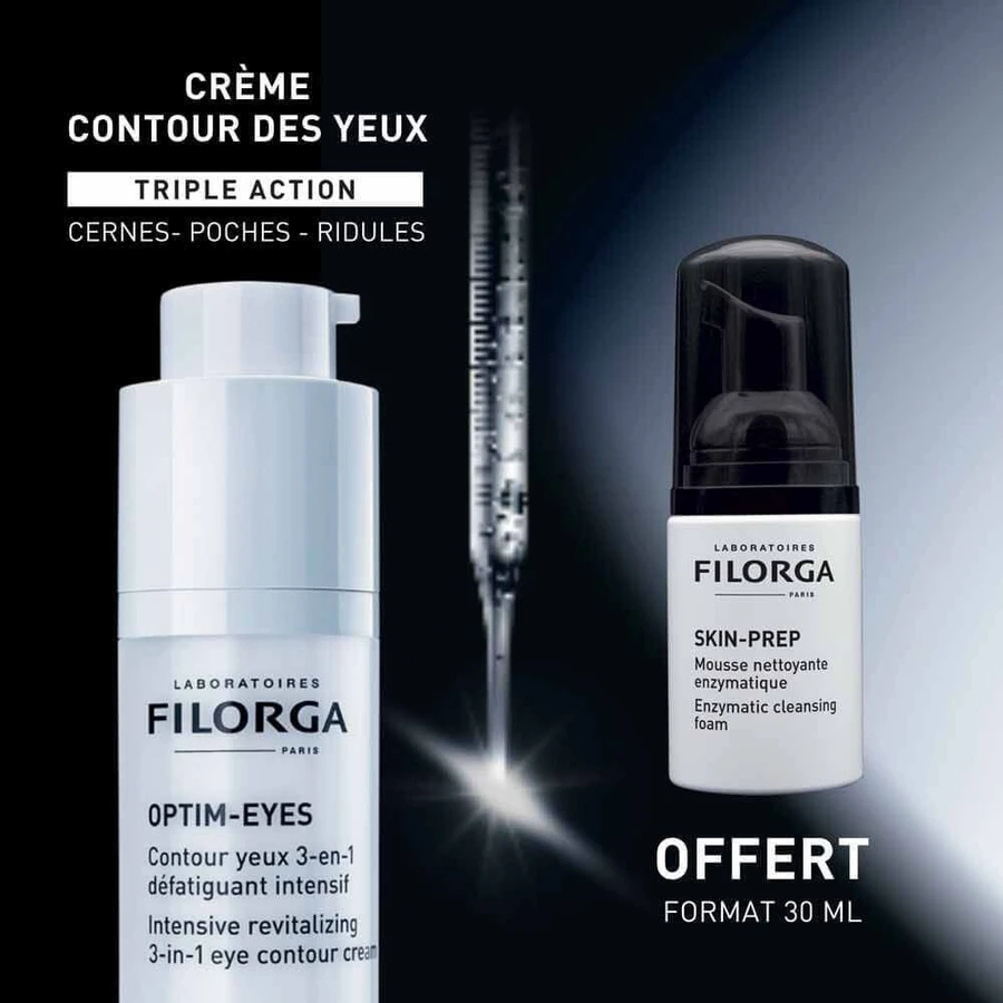 Filorga Optim-Eyes Coffret Contour des Yeux 3en1 + Mousse Nettoyante: цены и характеристики