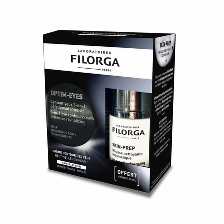 Filorga Optim-Eyes Coffret Contour des Yeux 3en1 + Mousse Nettoyante: цены и характеристики