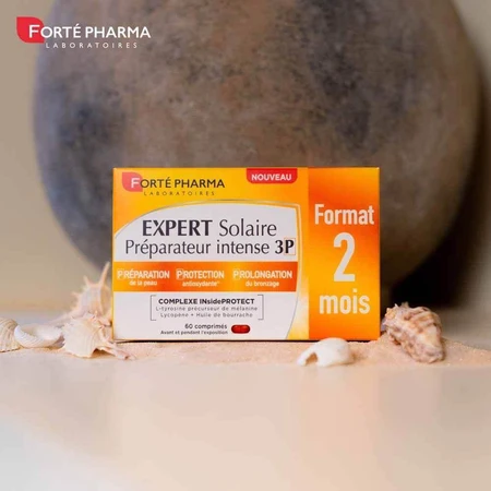 Forté Pharma Sun Expert Préparateur Intense 3P Format 2 mois 60 comprimés: ціни та характеристики