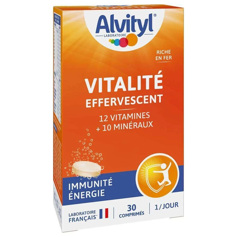 Alvityl Vitalite Immunité Energie 30 Comprimes Effervescents: цены и характеристики