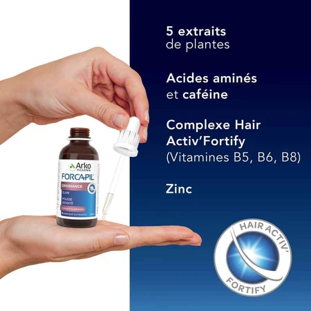 Arkopharma Forcapil Эликсир для роста Cheveux Clairsemés 50 мл: цены и характеристики