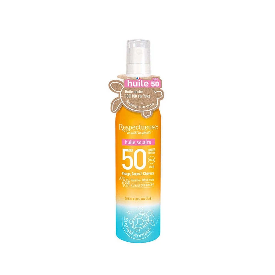 Respectueuse Huile Solaire SPF50 100мл: ціни та характеристики