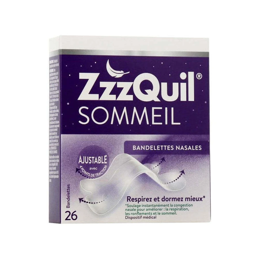 ZzzQuil Sommeil Bandelettes nasales x26: ціни та характеристики