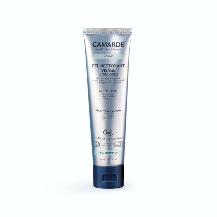 Gamarde Мужской очищающий гель для лица Ultra Delicate Organic Ultra Doux 100 гр.: цены и характеристики