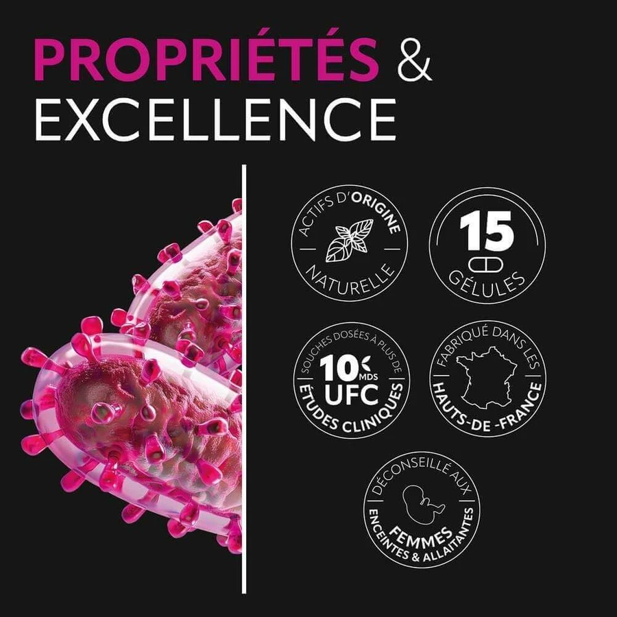 Herbesan Probiotiques Intestinal Flore 15 Gélules: цены и характеристики
