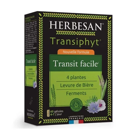 Herbesan Transiphyt Easy Transit 4 растения, пивные дрожжи и закваски 60 капсул: цены и характеристики