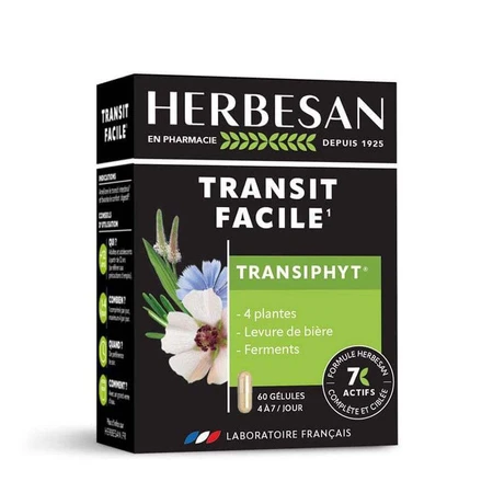 Herbesan Transiphyt Easy Transit 4 растения, пивные дрожжи и закваски 60 капсул: цены и характеристики