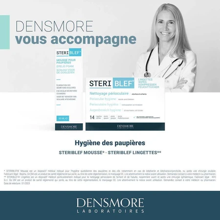 Densmore Steriblef Мицеллярная очищающая пенка 50 мл: цены и характеристики