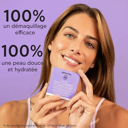 Apivita Solid Foamy Cleanser Nettoyant & Démaquillant Solide 80g: цены и характеристики