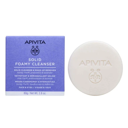 Apivita Solid Foamy Cleanser Nettoyant & Démaquillant Solide 80g: цены и характеристики