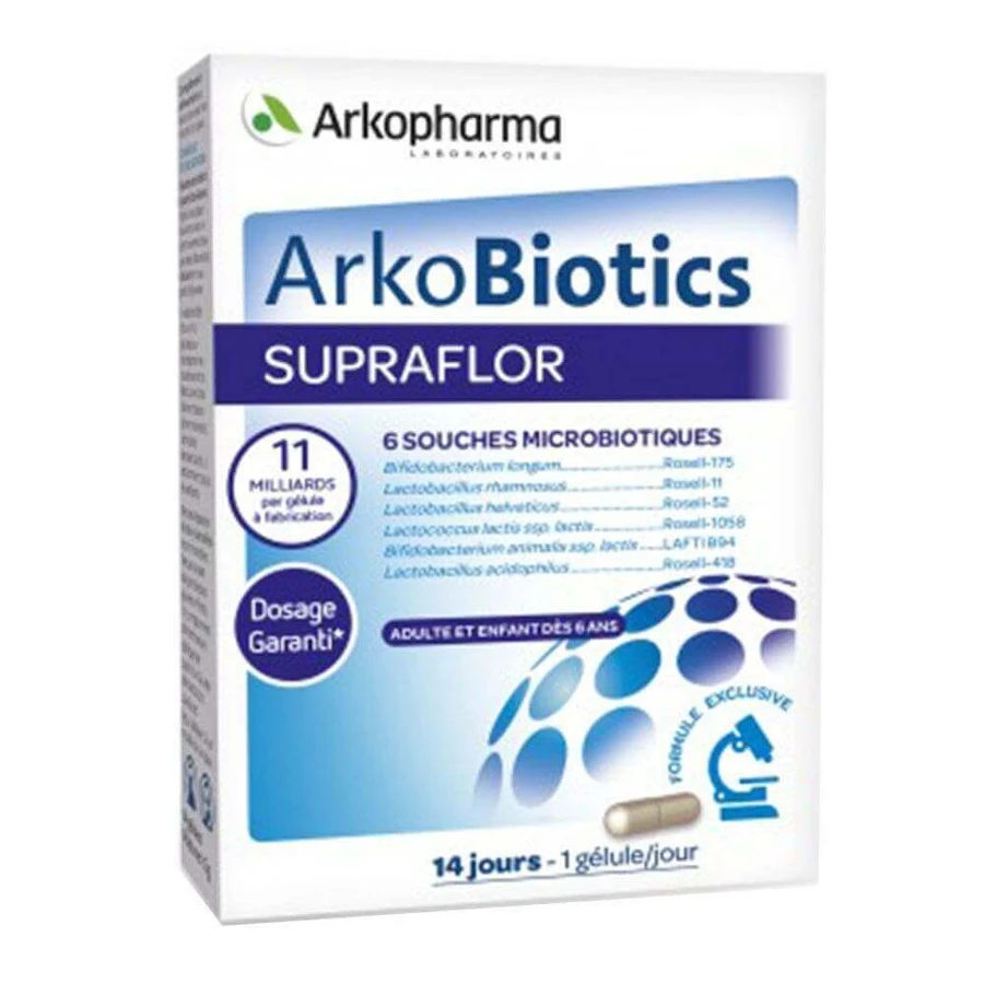 Arkopharma Arkobiotics Supraflor 14 капсул: цены и характеристики