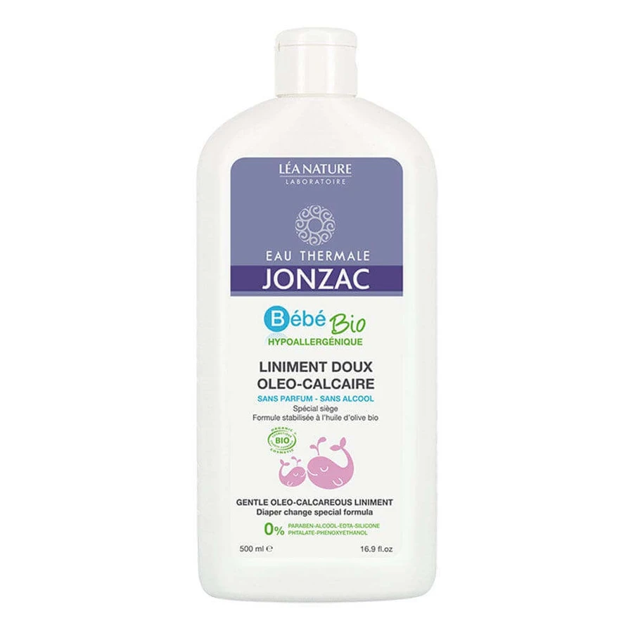 Eau thermale Jonzac Bebe Liniment Doux Oleo Calcaire Special Siege Hypoallergenique Bio 500ml: цены и характеристики