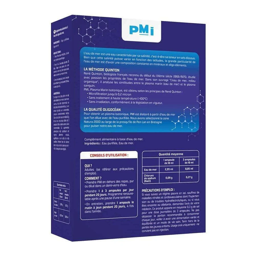 Изотоническая морская плазма Oligocean Pmi Plasma Marin Isotonic, 20 ампул: цены и характеристики