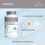 Biocyte Вітаміни D3 ліпосомальні 90 гелів: ціни та характеристики