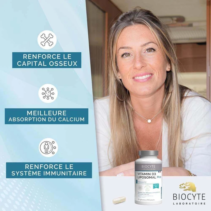 Biocyte Вітаміни D3 ліпосомальні 90 гелів: ціни та характеристики