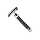 Parker Parker Rasoir De Surete Papillon Metal Twist Noir Et Chrome N°76r