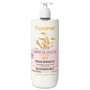 Гель-крем для душу Florame Creme De Douche Lait d'Avoine Bio Peaux Sensibles, з 3 років, 750 мл