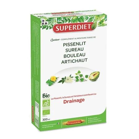 Superdiet Quatuor Дренаж 20 ампул: цены и характеристики