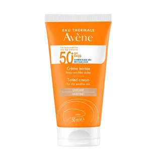 Avène Solari Тонирующий крем SPF50+ для чувствительной и сухой кожи 50 мл