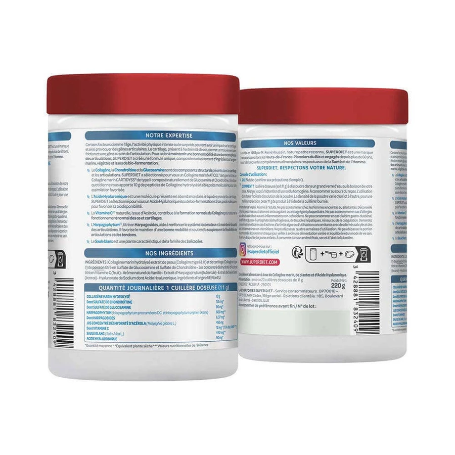 Superdiet Collagène Marin 10g Santé Articulaire 210g: цены и характеристики