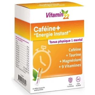 Vitamin'22 Caffeine+ Instant Energy 14 палочек